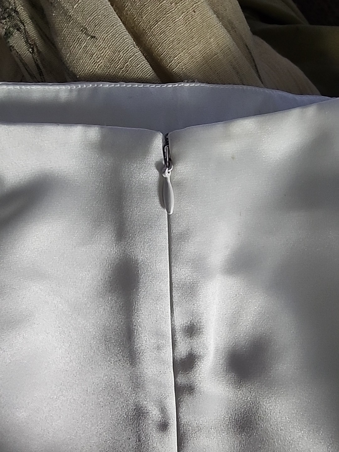 Vintage Oleg Cassini Skirt Suit Set White Lined SZ 6 New with Tags Priority WOW