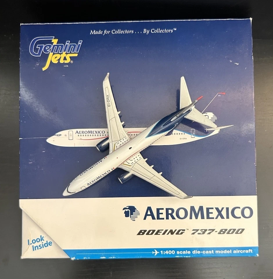 GeminiJets 1:400 Aeromexico Boeing 737-800 EI-DRA GJAMX994 Diecast Model RARE - Image 2 of 4