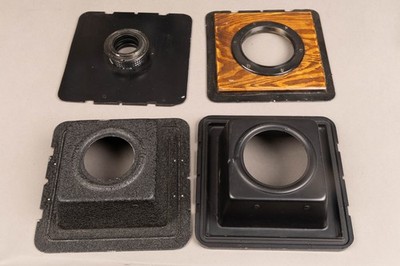 Plaubel Peco Profia Objektivplatinen Set   Versenkt & Standard  Large Format
