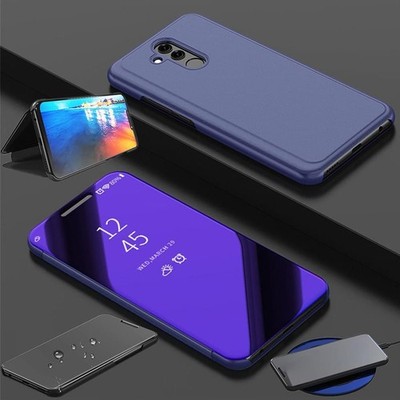 Hülle für Samsung Galaxy A70 Handyhülle Klapphülle Smartphone Tasche Lila Violet