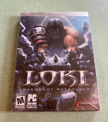 New! Loki: Heroes of Mythology PC DVD-ROM Steelbook Computer Game - Ships Free