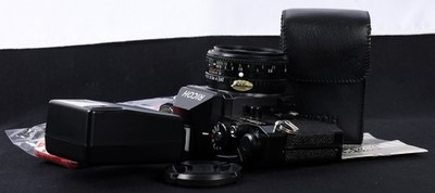 Ricoh XR500 Manual 35mm Film SLR + Rikenon P 50mm f/2 STD Lens