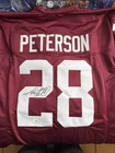 Adrian Peterson #28 Autographed Oklahoma Sooners Custom Football Jersey JSA