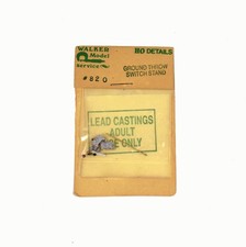 Walker Model Service HO Scale Ground Throw Switch Stand w/ Jewels, New Old Stock