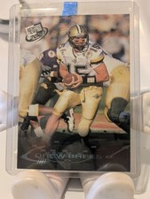 2001 Drew Brees Press Pass Rookie Card #2 SAINTS. rookie card picture