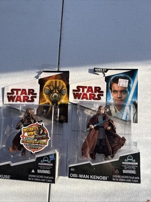 2 Hasbro Star Wars Legacy Collection Zuckuss Obi Wan Kenobi Action