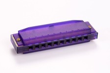 HOHNER Translucent Harp, Purple, 10-hole, C key