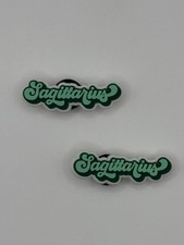 Zodiac Astrology Horoscope Shoe Charms - 2 Pieces