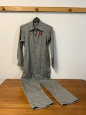 Quality Apparel Protexall Mens Gray Long Sleeve Workwear Long Sleeve Jumpsuit M