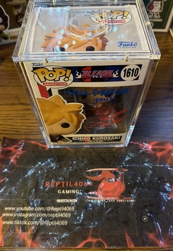 Funko Pop! Vinyl: Bleach - Ichigo Kurosaki #1610 Auto By Johnny Yong Bosch
