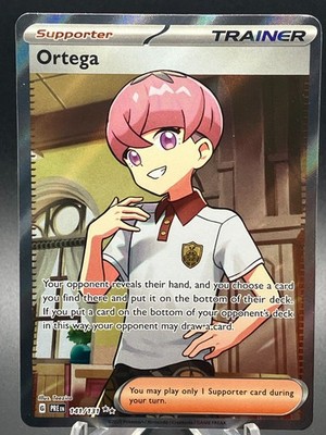 Ortega 141/131 Pokémon SV Prismatic Evolutions Full Art Ultra Rare Trainer NM