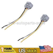 2X Connector Plug Wire Pigtail Harness For Toyota Turn Signal Corner Headlight