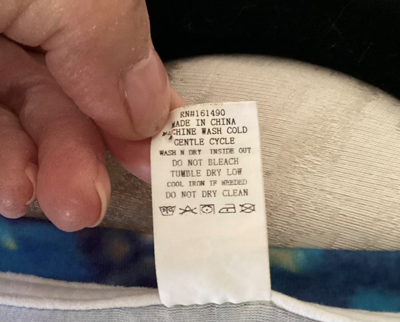 Pixie Lady blue and gold patterned maxi dress, si… - image 5