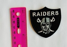 Las Vegas Raiders Iron On Patch NFL 🏈 Football Al Davis Silver & Black