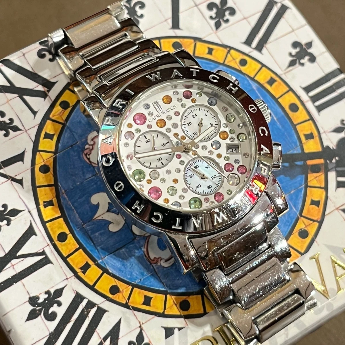 △CAPRI WATCH カプリウォッチ 316L ラインストーン マルチジョイ CAPRI WATCH（カプリウォッチ） 腕時計 マルチジョイ 時計 CAPRIWATCH