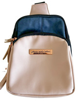Petunia Pickle Bottom Mini Diaper Bag Backpack Crossbody Blush Pink Black Vegan