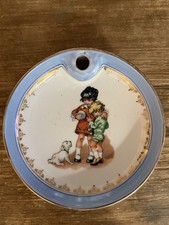 Vintage Limoges Porcelain Baby Food Warming Plate