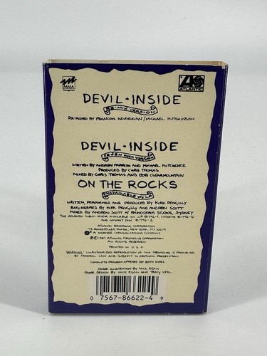 INXS- Devil Inside (Cassette Tape Maxi Single) 1987 Atlantic Records Funk Mint - Picture 2 of 9