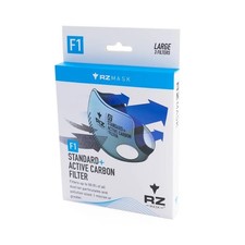 RZ Mask F1 Active Carbon Filters for M1, M2, M2.5 Masks | LARGE | 3 PACK