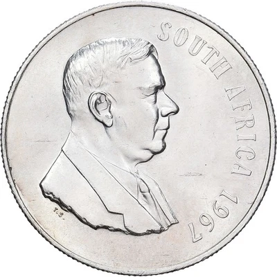 Afrique du Sud, Rand, 1967, Pretoria, Argent, SUP, KM:72.2 - Photo 1/2