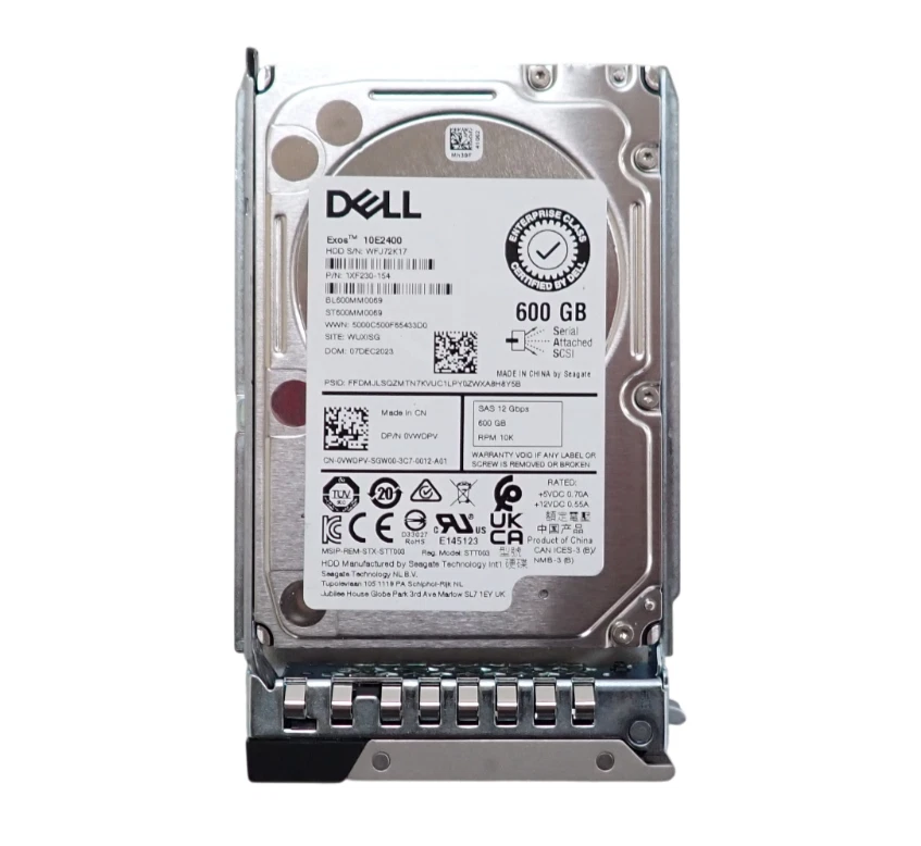 NEW Dell 600GB 10K SAS 12Gb 2.5" HDD VWDPV ST600MM0069 +14th/15th/16th Gen Caddy - Image 4 of 4
