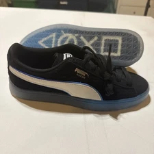 PUMA Sony PlayStation x Suede Black Glacial Grey Size 6.5 Sneakers Shoes Wmns 8