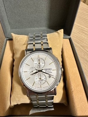 Seiko Premier Chronograph SNAF80 86-G30 NEU