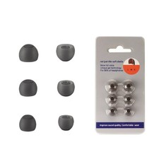 Soft Silicone Ear Tips Sleeves Enhancing Bass For Wireless Earbuds Comfortable