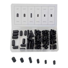 80pcs Silicone Hose Cap Vacuum Cap Block Off Assortment Kit For Manifold