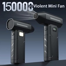 150000RPM Electric Air Duster Cordless Mini Jet Dry Blower X8 Portable Turbo Fan