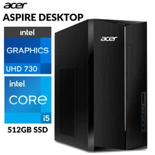 Acer Aspire TC-1785 Desktop Core i5 1.8GHz 8GB RAM 512GB SSD W11H Refurbished