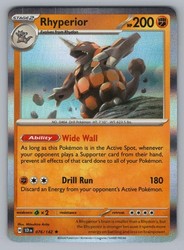 Rhyperior 076/142 Stellar Crown Holo Rare