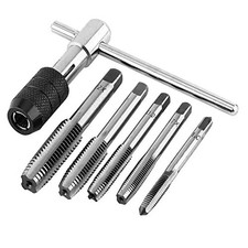 T-Handle Tap Wrench Set M3 M4 M5 M6 M8 Thread Tapping Tool Hand Tap Set