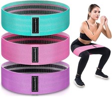 Fabric Resistance Bands Set Booty Bands for Glutes Hips Legs Workout Exercise
