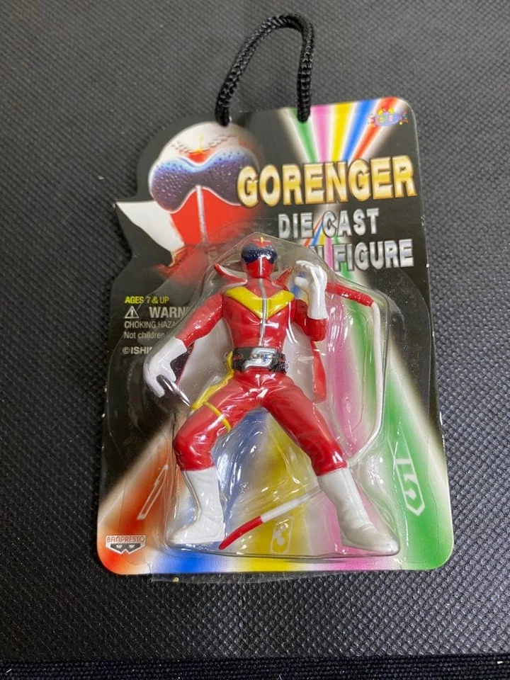 Banpresto GORENGER Die Cast Figura Juego de 5 Piezas Figuras Coleccionables Raro Foto 3 de 4