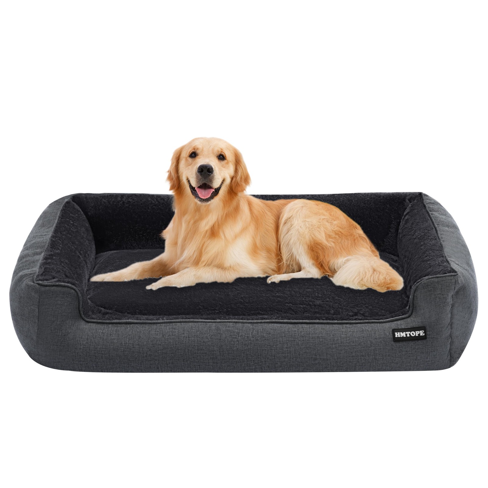 Canapé pour chien orthopédique et lavable avec mousse mémoire de forme
