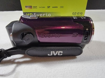 JVC GZ-E10 1.5MP Memory Camcorder with 40x Optical Zoom - Purple