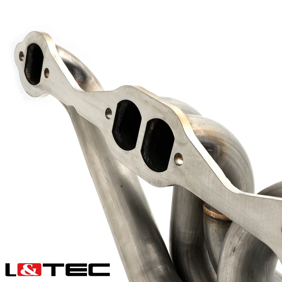 Cabezales turbo L&TEC para Chevy Chevelle Malibu El Camino carrocería A SBC bloque pequeño Foto 3 de 4