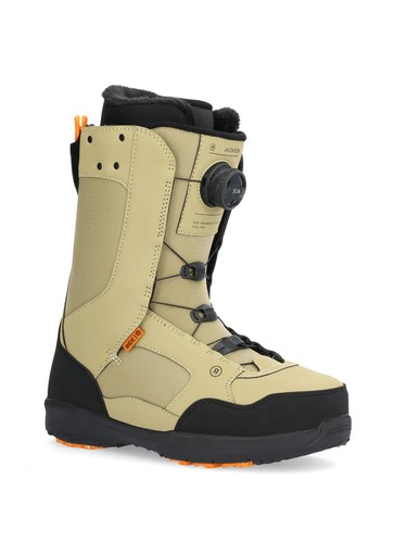2025 NIB Mens RIDE Jackson Snowboard Boots $290 8 tobacco beige BOA closure