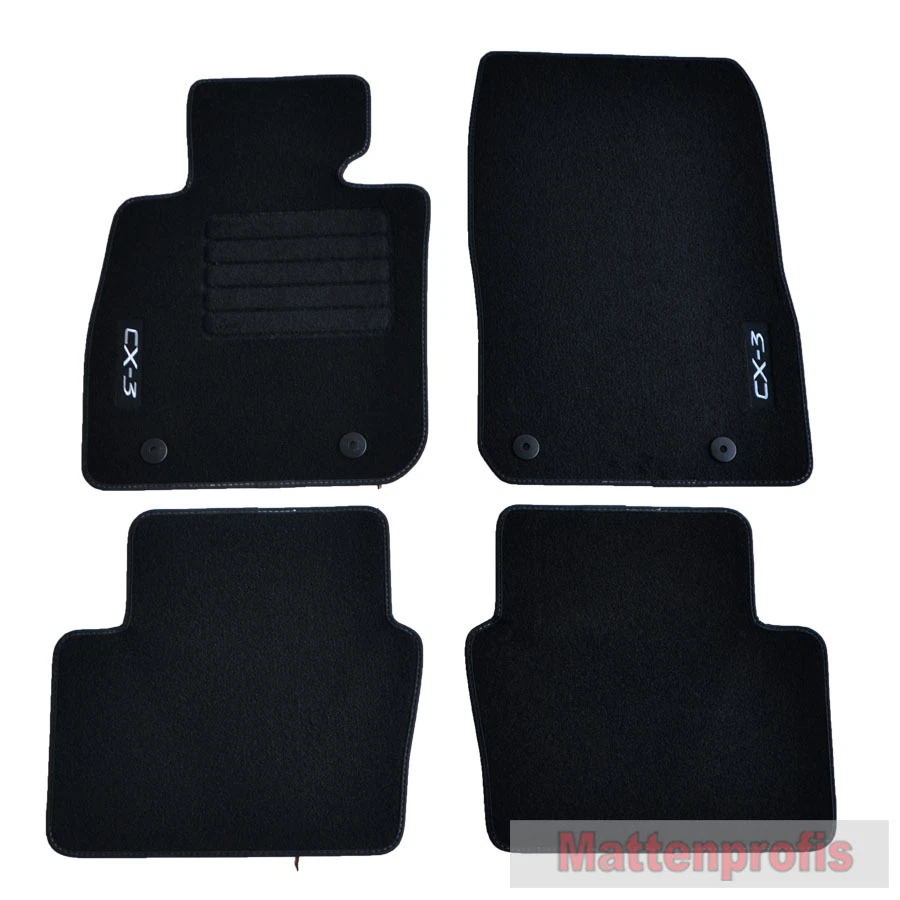 Mattenprofis Velours Edition Fußmatten passend für Mazda CX-3 CX3 ab Bj.05/2015 - Bild 2 von 2
