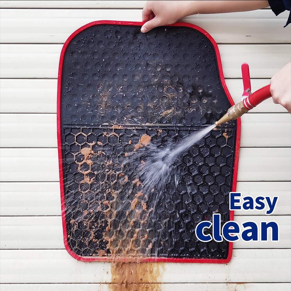 Matericuo Golf Cart Floor Liner Mat Full Coverage Custom Fit for EZGO