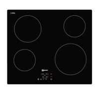 Neff N50 T10B40X2 60cm 4 Zone Touch Ceramic Hob Black Glass Ex Display GRADE B