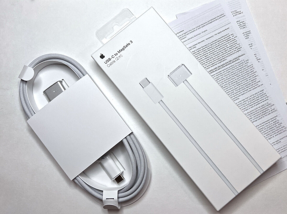 Apple USB-C to MagSafe 3 Power Cable for MacBook Pro - White Apple USB-C to MagSafe 3 Power Cable for MacBook Pro - White