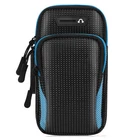 Blue Sport Running Arm bags Mobile Phone Holder Bag Fits Gym Jogging Running
