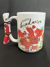 Scatter Kindness Philippians 4:8 Prayer Mug Fabric Coaster By Abbey & CA Gift