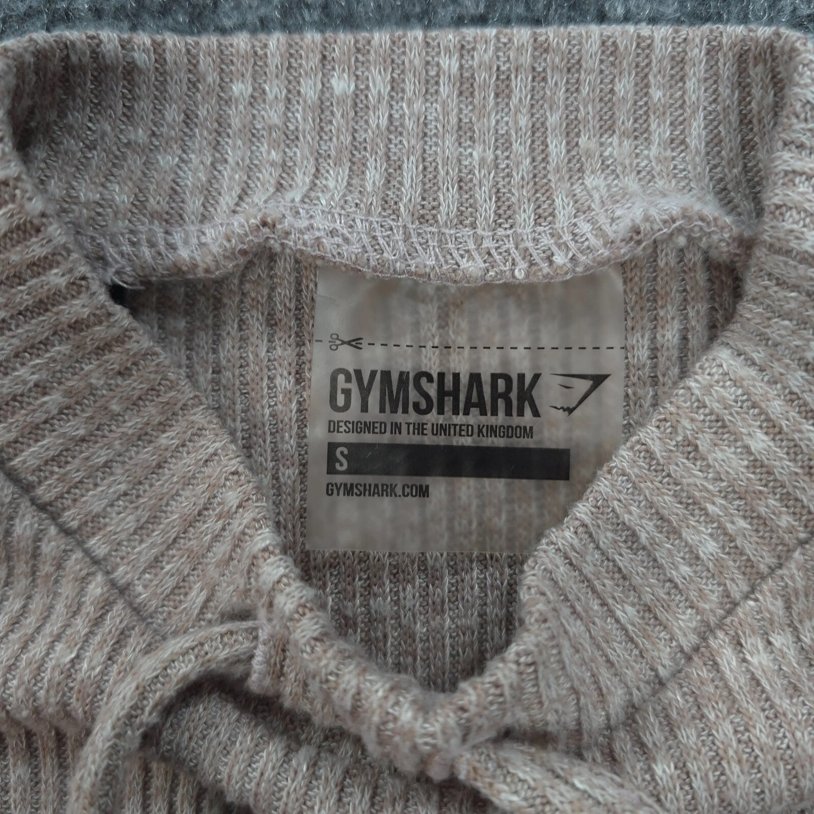 gymshark slounge tie front run yoga gym workout shirt