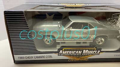 ERTL AMERICAN MUSCLE 1969 CHEVY CAMARO Z 28 1:18 BARE METAL 