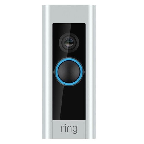 New Ring Doorbell Pro, HD Video , Smart Wi-Fi Wired , Night Vision, Satin Nickel-image