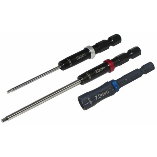 MIP 1.5mm 2mm 2.5mm RC Punta de Velocidad Hexagonal o Tuerca Destornillador 1/4" Broca Nuevo - Imagen 14 de 16