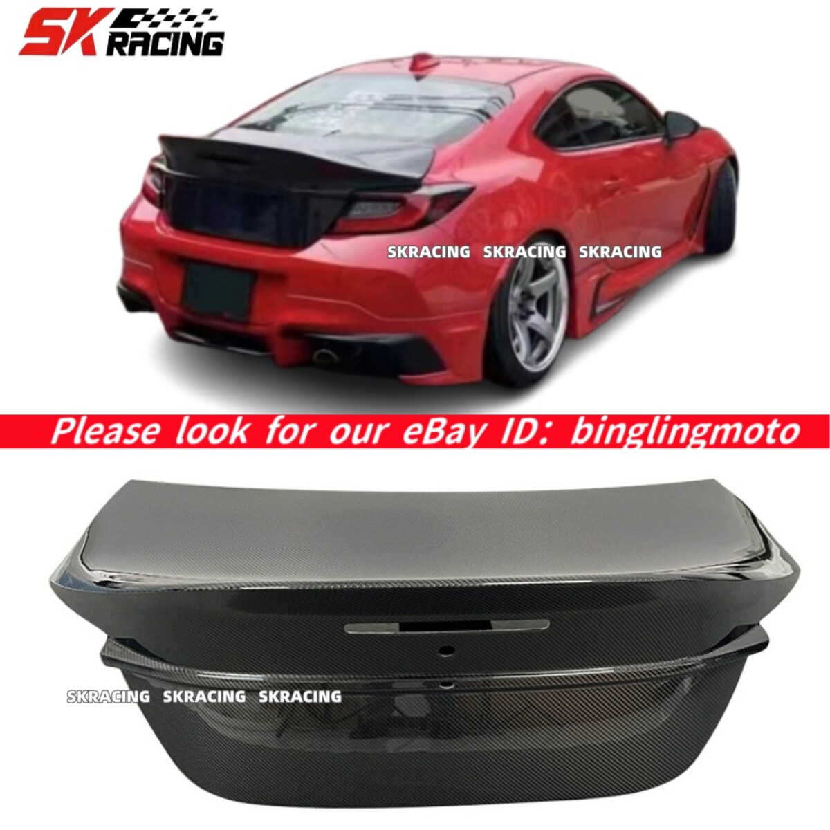 Real Carbon Fiber For Toyota GR86 Subaru BRZ ZD8 Rear Hatches